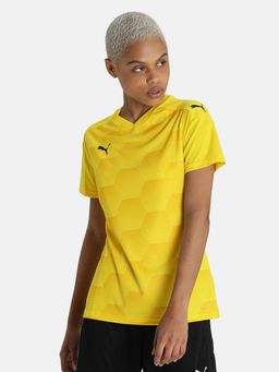 Puma - Teamfinal 21 Graphic Jerseyw Women Yellow T-shirts