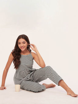 Moomaya - Sleepwear Sleeveless Nightsuit - White (Set of 2)