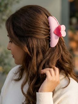 Hair Drama Co. - Love Lock Claw Clip - Pink