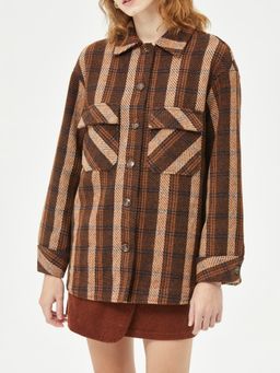 Cider - Wool Blend Boho Tweed Jacket