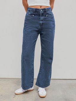 Cider - Denim High Waist Wide Leg Jeans