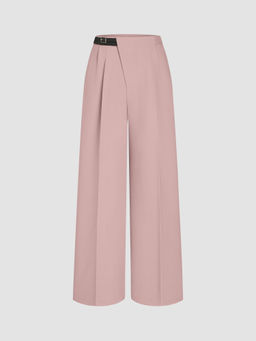 Cider - High Waist Belted Straight Leg Trouser