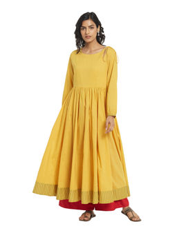 Fabindia - Cotton Solid Slim Fit Kurta