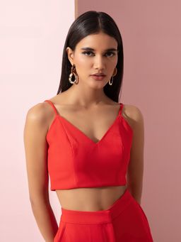 RSVP by Nykaa Fashion - Stroke Of Scarlet Top