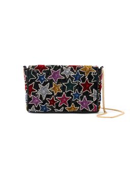 Accessorize London - Womens Multi Embellished Star Clutch
