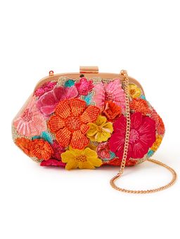 Accessorize London - Womens Red 3D Floral Clipframe