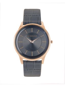 Giordano - Formal Analog Watch for Mens Elegant Navy Blue Dial Style Water Resistant Casual Watch