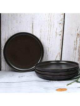 MESA - Urban Serving Plate Set of 4 Black Metallic