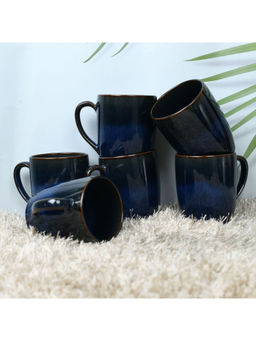 MESA - Blue Bullet Mug 11 Set of 6 Cobalto Rt