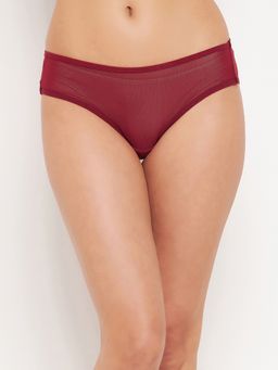 Clovia - Low Waist Bikini Panty In Maroon