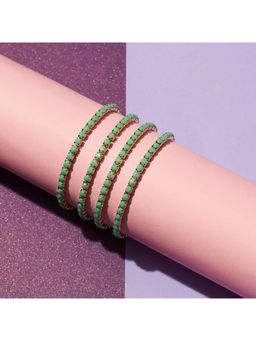 Salty - Sea Glass Stretchable Bracelets (Pack of 4)