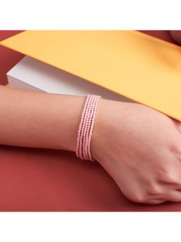 Salty - Pink Champagne Stretchable Bracelets (Pack of 5)