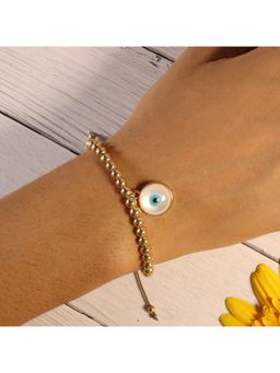 Salty - Gold Retro Evil Eye Bracelet