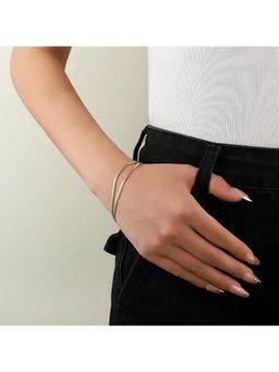 Salty - Simple Layered Gold Bracelet
