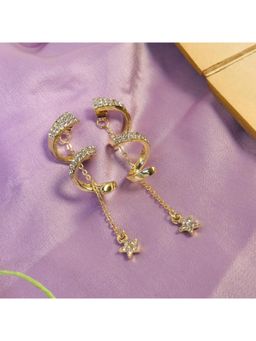 Salty - 2-In-1 Spiral Wind Chime Drop Earrings