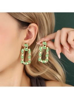 Salty - Gleaming Earthy Luxury Drop Earrings