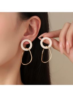 Salty - Timeless Luxury White Drop Earrings