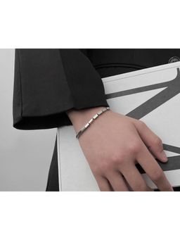 Salty Alpha - Gleaming Silver Bracelet