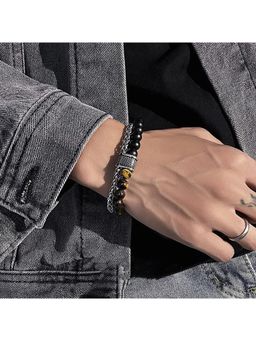 Salty Alpha - Tigers Eye Beaded Bracelet