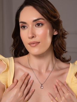 Salty Alpha - Moon Stone Healing Silver Necklace