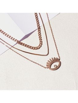 Salty - Gold Evil Eye Layered Necklace