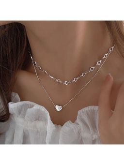 Salty - Falling In Love Silver Necklace