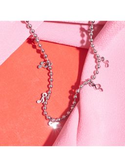 Salty - Silver Leaf Charm Necklace