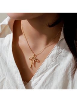 Salty - Cupids Bow Golden Necklace