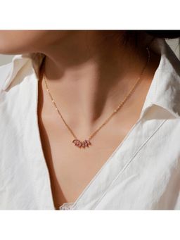 Salty - Peony Kiss Pink Necklace