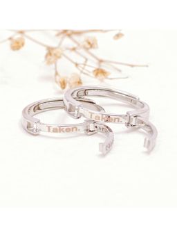 Salty - Taken Coded Couple Rings (Pack of 2)