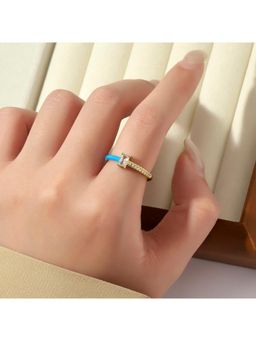 Salty - Chroma Sparkle Ring - Blue