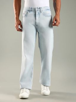 Tommy Hilfiger - Mid-Wash Regular Fit Mid Rise Jeans