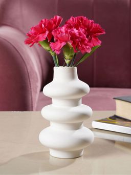 PUREZENTO - Orbit Vase In Color White