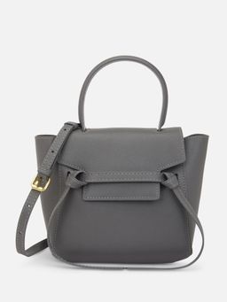 Carry City - Cici Mini In Pure Leather Grey Women Handheld Hand Bag