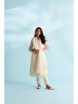 Roze - Zaira Off White Dupatta
