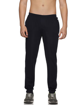 Omtex - Elite Trackpant with Zipper Pockets Training Athletic for Men Navy Blue
