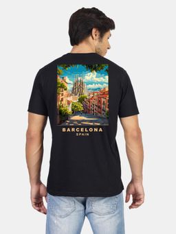 Greylongg - Comfortable Mens Round Neck T-Shirt - Yellow