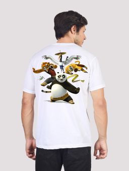 Greylongg - Comfortable Mens Round Neck T-Shirt - White