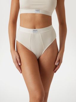 Guess - Off White Modal Solid Women Panty