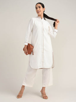 Saltpetre - Women Organic Cotton Off White Co-Ord Set