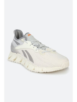 Reebok - Unisex Beige Zig Kinetica 3 Shoes