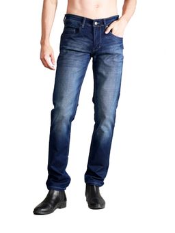 Cantabil - Men Blue Solid Casual Jeans