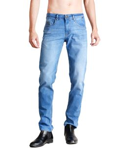 Cantabil - Men Blue Solid Casual Jeans