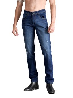 Cantabil - Men Blue Solid Casual Jeans