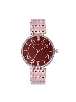 Giordano - Eleganza Collection Round Analog Watch for Women- A2083 (M)