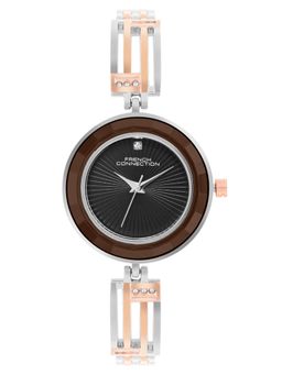 French Connection - Women's Black Dial Analog watch- FCN094RGM-B (M)