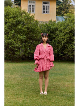 The Clothing Factory - Pink Gingham Mini Dress