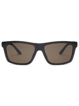 SunVoir - Polycarbonate Sunglass UV 400 Brown Lens Men & Women Rectangle Sunglasses - SUNVOIR-014-C6