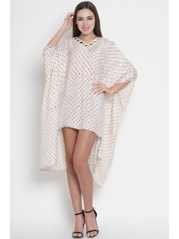 Twenty Nine - Bandhani Slit Sleeves Kaftan Cape