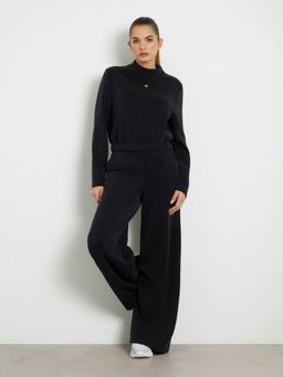 Guess - Olympe Polyester Blend Solid Sweatshirt